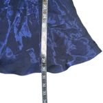 Sherri Hill  Midnight Blue Navy Metallic Fit and Flare Mini Dress 00 Photo 6