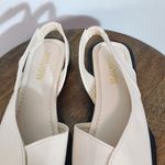 Cream Slingback Flats Size 8 Cream Slip Photo 4