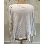 Quacker Factory Quaker Factory Santa Claus Embroidered Christmas Shirt Holiday Party Photo 3