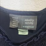 Anthropologie Saturday Sunday Women's navy blue swing tank cami Medium Photo 1