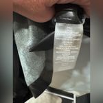 Calvin Klein  faux leather black dress. Ruched side, jersey top size 12. NWT Photo 10