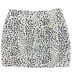 Altar'd State Altar’D State Taupe/Black Cheetah Stretch Microsuede A-Line Sz S Mini Skirt Photo 0
