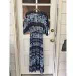 Tommy Bahama Multicolor Floral Paisley Mesh Open Front Long Sleeve Cover Up S/M Photo 5