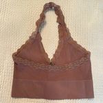 Urban Outfitters Out From Under Mauve Lace Halter Bralette Photo 2