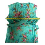 Vintage 60s 70s green floral maxi dress Size Small Photo 5