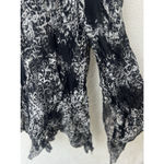 VTG Y2K Lily Black Handkerchief Slit Maxi Skirt Fairy Grunge Whimsigoth Dark Size M Photo 4