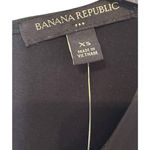 Banana Republic  Black Pleated Tank Top Sleeveless Keyhole Back Women XS NWT‎ Photo 1