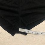 Forever 21 Black Elastic Drawstring Buttery Soft Suede Lightweight Casual Shorts Photo 5