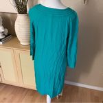 Diane Von Furstenberg DIANE‎ VON FURSTENBERG NWT New Parlian Shift Dress Size 6 In Bright Emerald Photo 4
