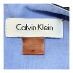 Calvin Klein Shift Dress Color Block Denim Sleeveless Career Blue Women Size 4P Photo 7