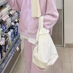 ZARA Light Lilac Fleece Hoodie Photo 1