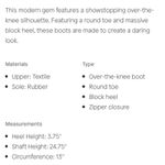 ALDO  Suede Dessa over the knee boots size 5 Photo 6