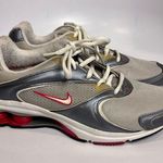 Nike shox Allegria sneakers white gray pink women’s size 9.5 activewear athletic Photo 0