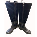UGG  Australia women’s black leather suede knee high boots size 7 SKU 5036 Photo 7