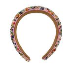 Barbie Pink Multicolor Beaded Circle Headband Photo 2