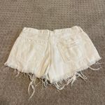 We The Free White Distressed Cut Off Denim Shorts 27 Photo 1