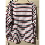 Vineyard Vines  Red‎ White Blue Jamestown Striped Boat Neck Top Cotton Women's XL Photo 1