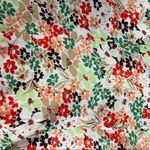 JDS COLLECTION,Women’s Leather Jacket, Tan, Large, Floral lining, Snap button Tan Photo 8