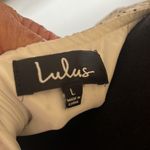 Lulu's‎ Twirl Me Around Off Shoulder Skater Dress Size L Black Size L Photo 6