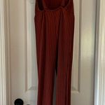 LA Hearts  Rust Striped Jumpsuit Photo 3