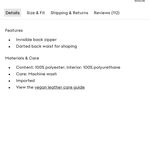 Aritzia Wilfred Leather Mini Skirt Photo 6