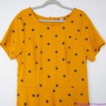 Unique Vintage Gwynnie Bee Yellow Star Print Fit-And-Flare Dress, 0X Photo 2