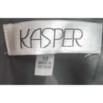 Kasper  Womens Grey Black Sheath Dress Size 10 Suit Separates Size 12 Photo 11