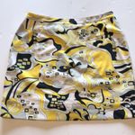 Bette & Court golf sport skort 80’s 90’s pattern geometric yellow and black Size 8 Photo 1