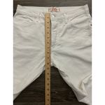 We The Free  People Womens Jeans Size 26 White Distressed Crop Button Pants Photo 2