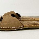 Margaritaville Womens Negril Tan Leather Slides Slip On Sandals~10~  Photo 5