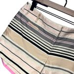 Loft Prep School Chic Casual Ann Taylor 100% Cotton Preppy Striped Short Sz 6 Photo 1
