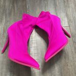 AZALEA WANG STAR STRETCH SERENITY BOOTIE IN PINK size 7 Photo 7
