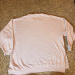 American Eagle Jeggings Fit Striped Pullover Crewneck Sweatshirt Medium Purple Photo 4