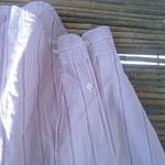 Dockers  M Red White Striped Button Down Top Photo 8