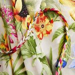 Alice + Olivia Samantha Silk Blend Floral Burnout Wrap Maxi Dress US 10 Photo 13