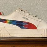 Puma  White Sneakers with Tie Dye Accents Photo 0