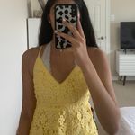 Abercrombie & Fitch yellow peplum tank Photo 0