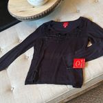 Oscar de la Renta NWT  Missy H’07 Tornasol Black Beaded Sweater Size Medium Photo 0