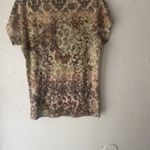 Apt 9 Y2k Size Medium Rhinestone Butterfly Fairy Earthy Short Sleeve Top Photo 4