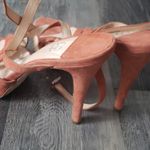 barney's new york  COOP Orange Suede Heels Pump Woman’s Size 10 Photo 6