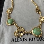 Alexis Bittar NWOT  Gold and Mint Necklace Photo 2