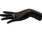 STERLING SILVER W/14K ROSE GOLD OVERLAY ACCENTS .33CTW GENUINE DIAMOND RING (7) Photo 2