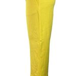 Tory Burch Sport Yellow High Rise Flat Front Stretch Wide Leg Pants Size XS Photo 1