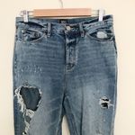 BDG  UO Straight Leg Narrow high waist destroyed ripped slouchy ankle jeans 28 Photo 2