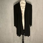 Susan Graver  Black Open Front Cardigan Size XL Photo 15