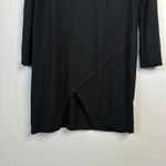 LNA Rey Dress Black Soft Stretch Jersey Knit Cutout Medium Minimal Basic Revolve Photo 6