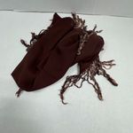 Beautiful Dark Brown Chiffon Pashmina or Shawl 57" x 22" Photo 7