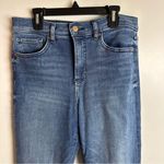 EXPRESS Blue Flare Wide Leg Jeans Photo 1