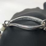 MICHAEL DAWKINS Sterling Silver Caviar Pearl Starry Night Link Toggle Bracelet Photo 8