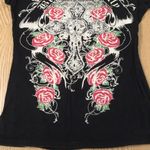 Bin 18 Womens Black Hills Rally Rhinestones T Photo 2